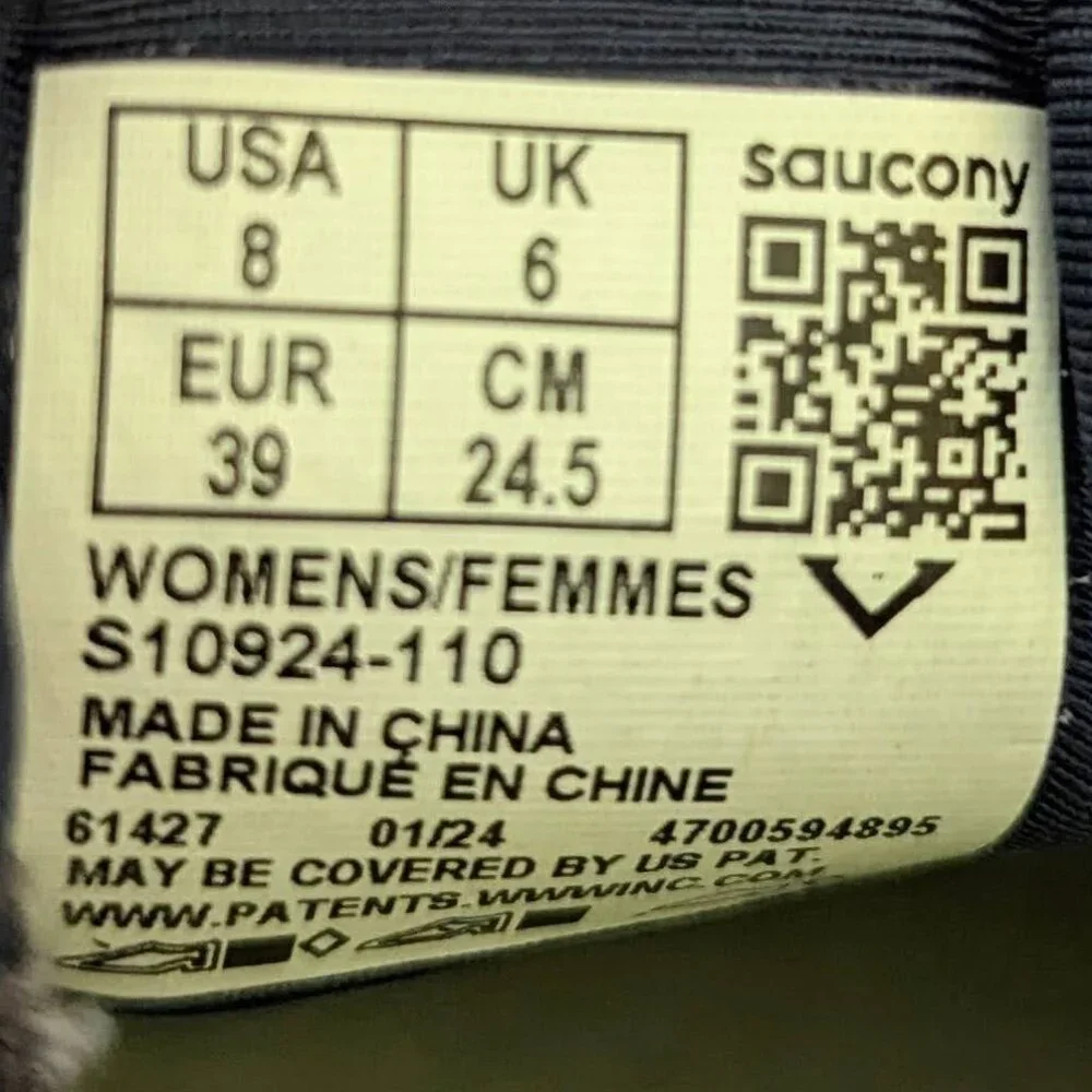 Saucony Women's Ride 17 Running Shoes, Size 8B (Medium) - Picture 4 of 4